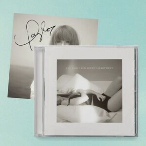 Taylor Swift Signed The Tortured Poets Department CD - Brand New & Sealed